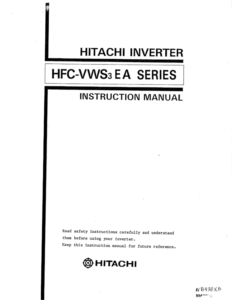 Hitachi HFC-VWS3 U SERIES, HFC-VWS3 H SERIES User manual Hitachi HFC-VWS3 U SERIES, HFC-VWS3 H SERIES User manual