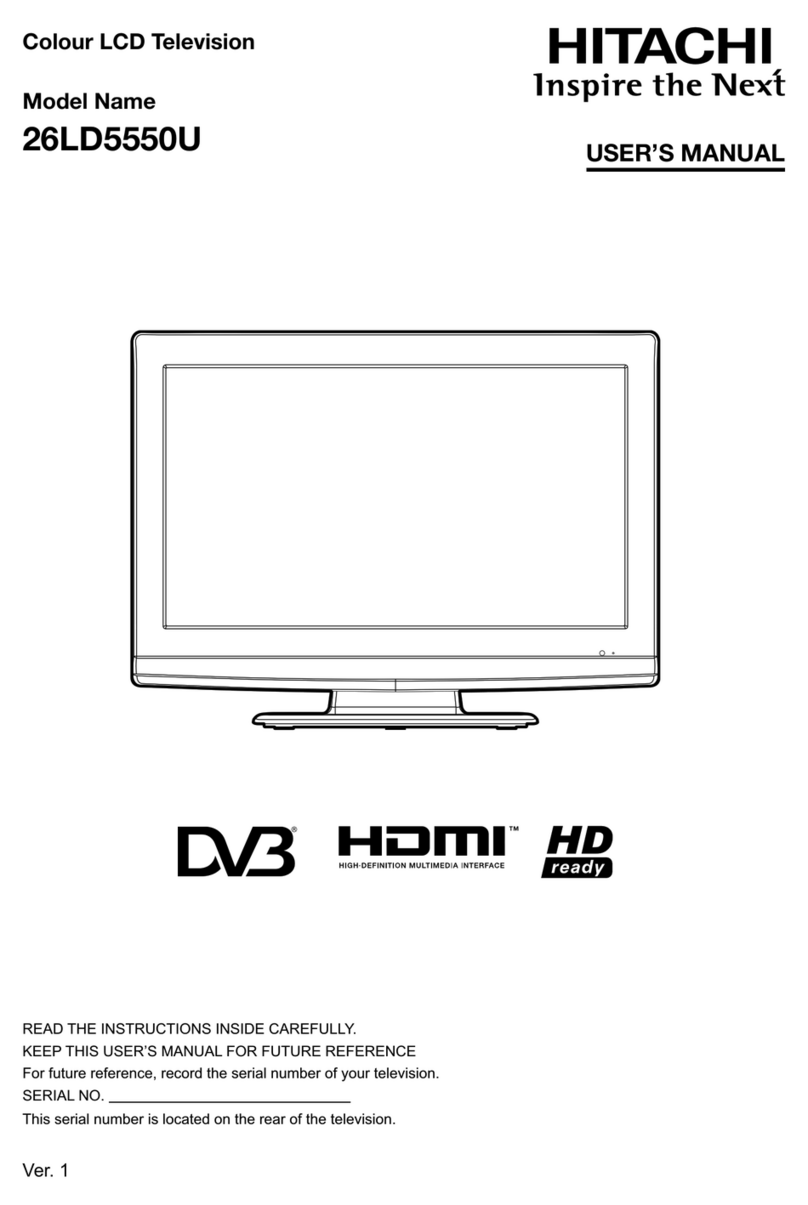 Hitachi 26LD5550U User manual