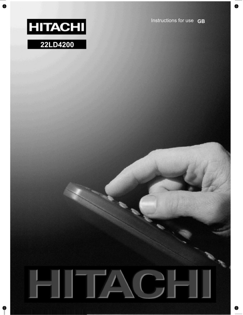 Hitachi 22LD4200 User manual