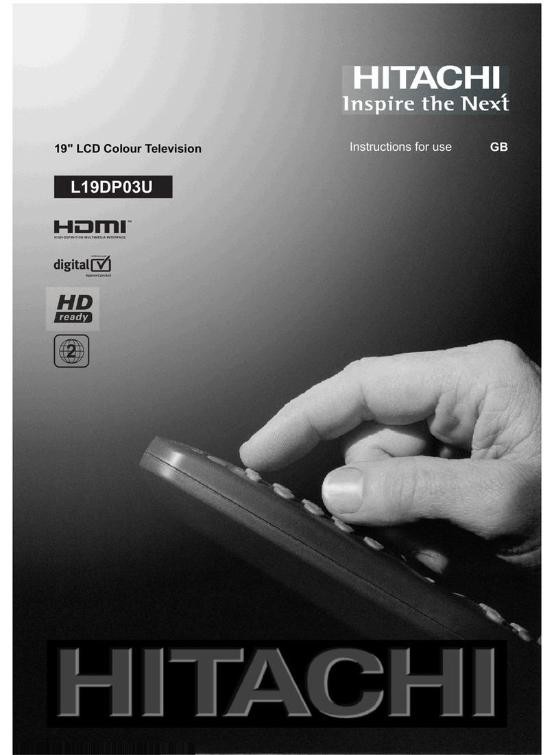 Hitachi L19DP03U A Instructions for use