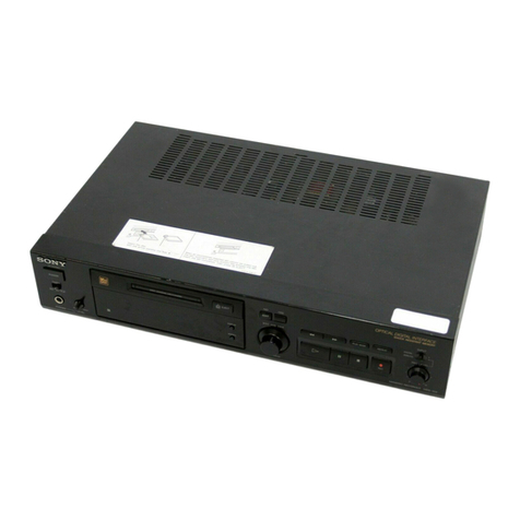 Sony MDS-302 - Hi-fi Mini Disc User manual