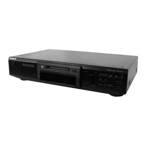 Sony MDS-JE440 - Md Player Service manual
