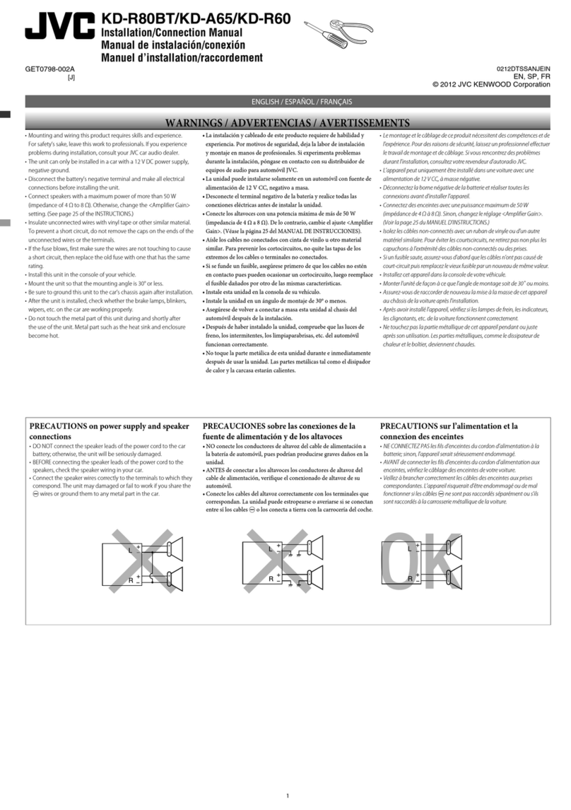 JVC KD-R80BT Guide