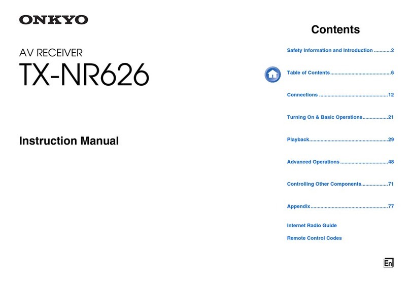 Onkyo TX-NR626 owner's manual