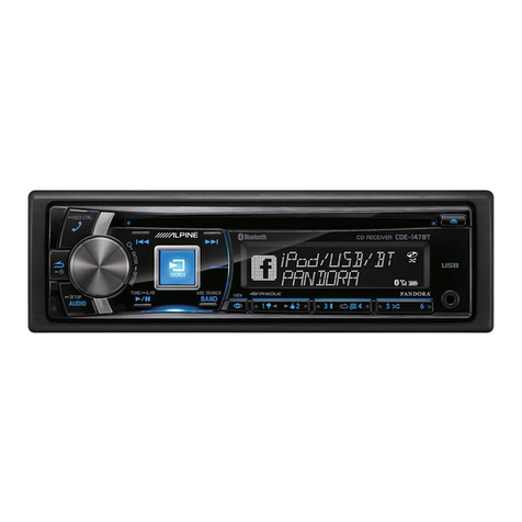 Alpine CDE-147BT User manual