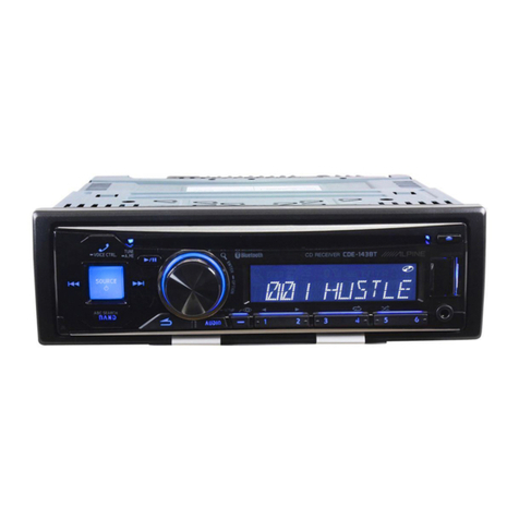 Alpine CDE-143BT User manual