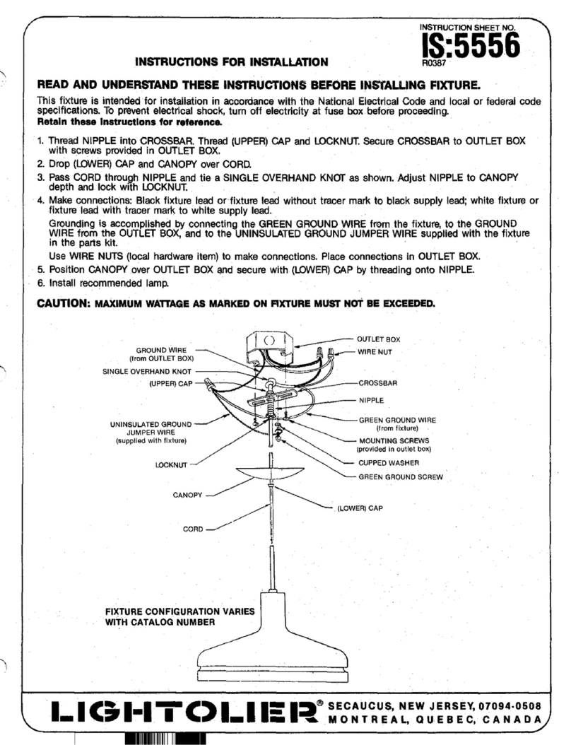 Lightolier FIXTURE Guide Lightolier FIXTURE Guide