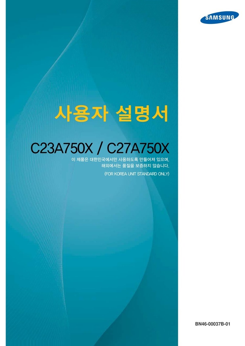 Samsung SyncMaster C27A750X User manual