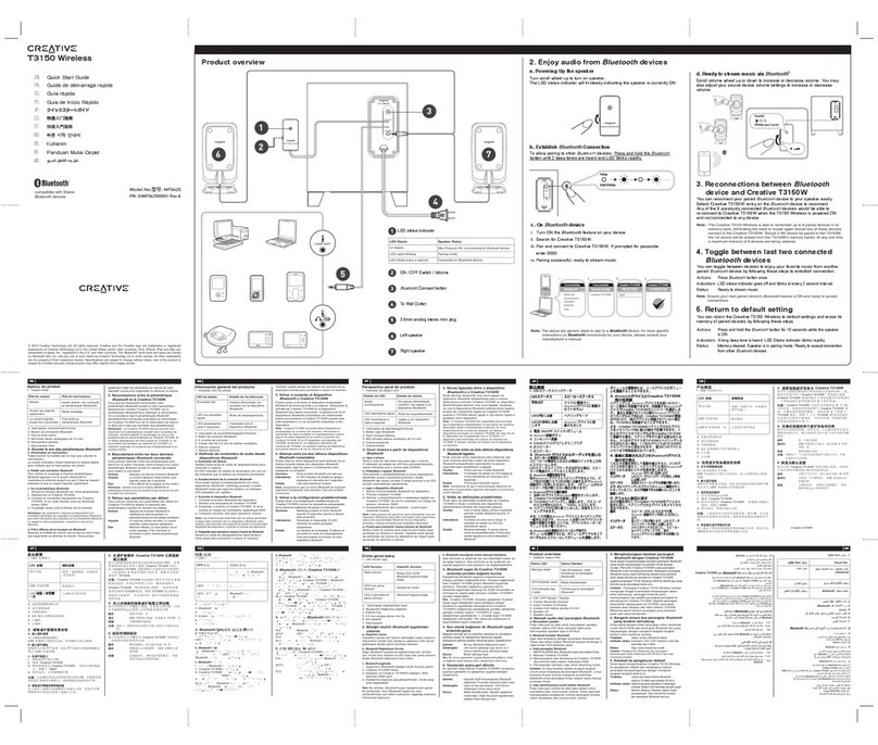 Creative T3150 Wireless Product overview
