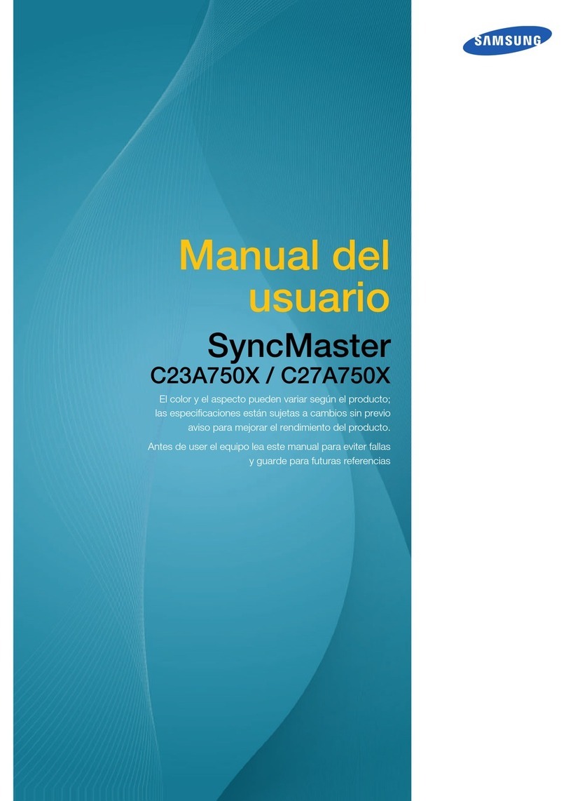 Samsung SyncMaster C23A750X User manual