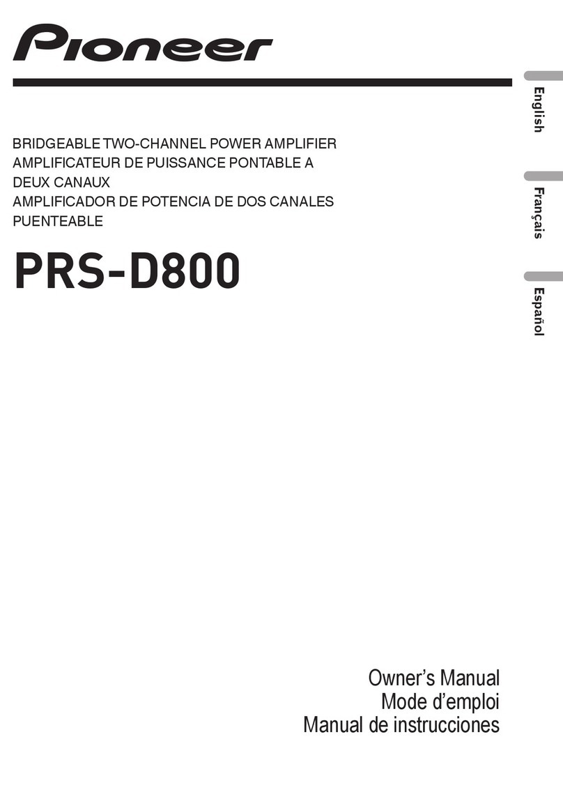 Pioneer PRS-D800 User manual