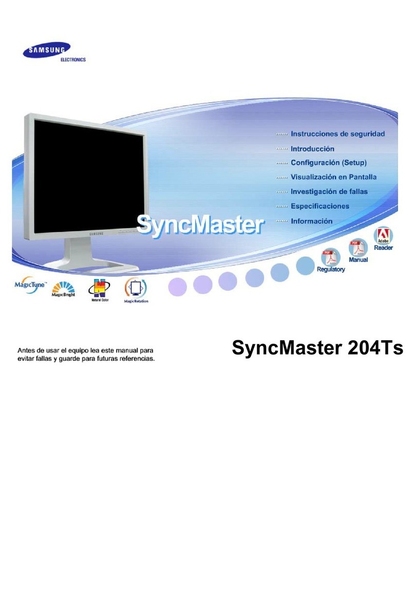 Samsung SyncMaster 204Ts User manual