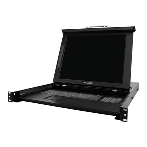 Belkin F1DC101P-DR - 17'' LCD Rack Console User manual