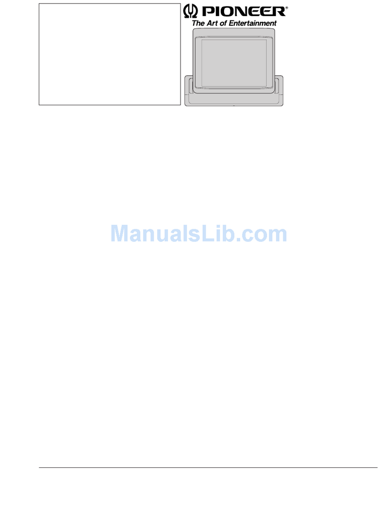 Pioneer AVX-505 User manual Pioneer AVX-505 User manual