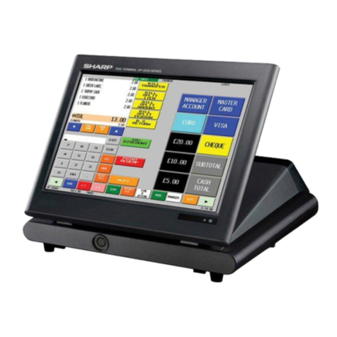 Sharp UP-X300CF256 instruction manual