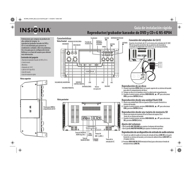 Insignia NS-KP04 Parts list manual