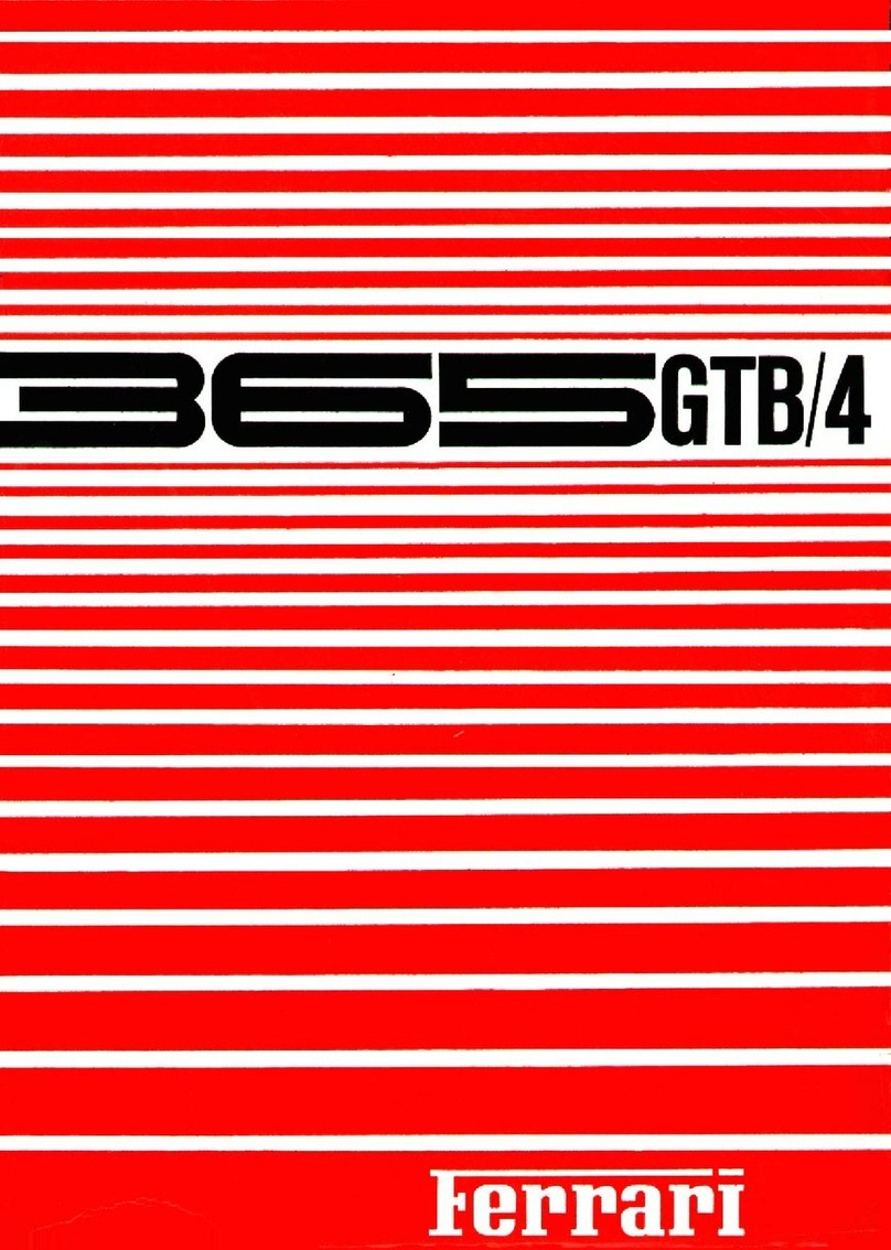 Ferrari 1972 365 GTB/4 Operating and service guide