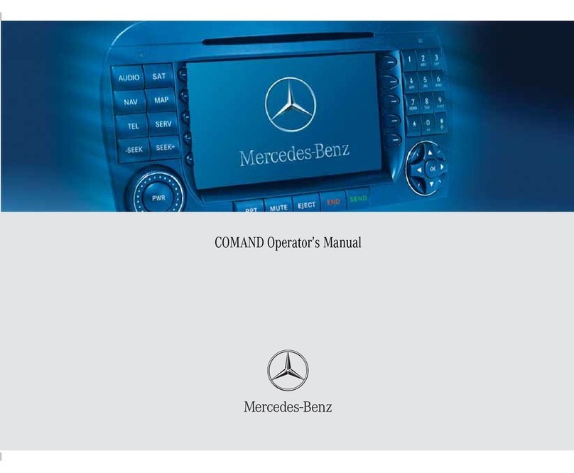 Mercedes-Benz COMAND User manual