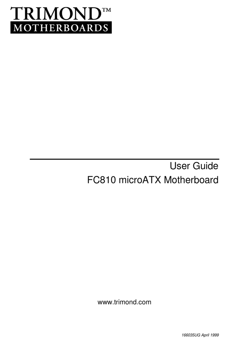 trimond TRIMOND FC810 user guide
