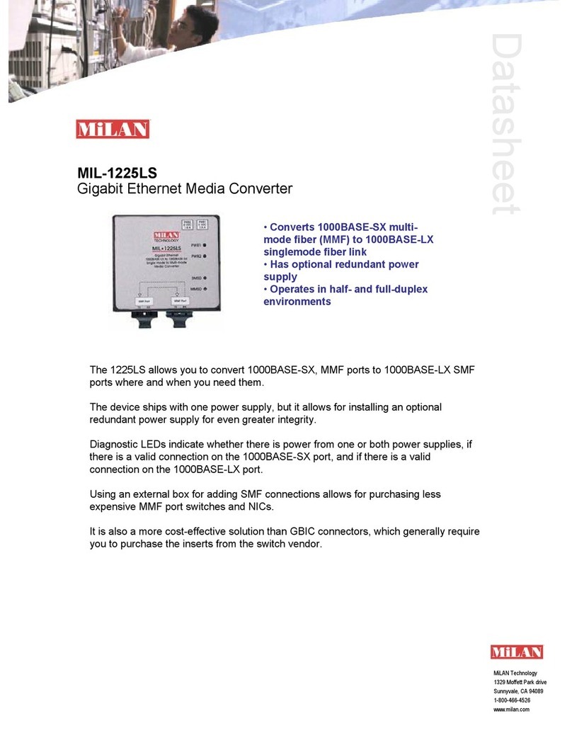 MiLAN MIL-1225LS Specifications