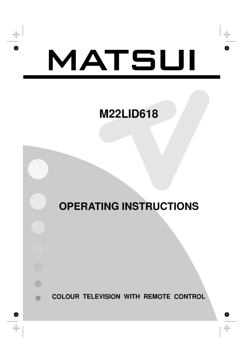 Matsui M22LID618 operating instructions