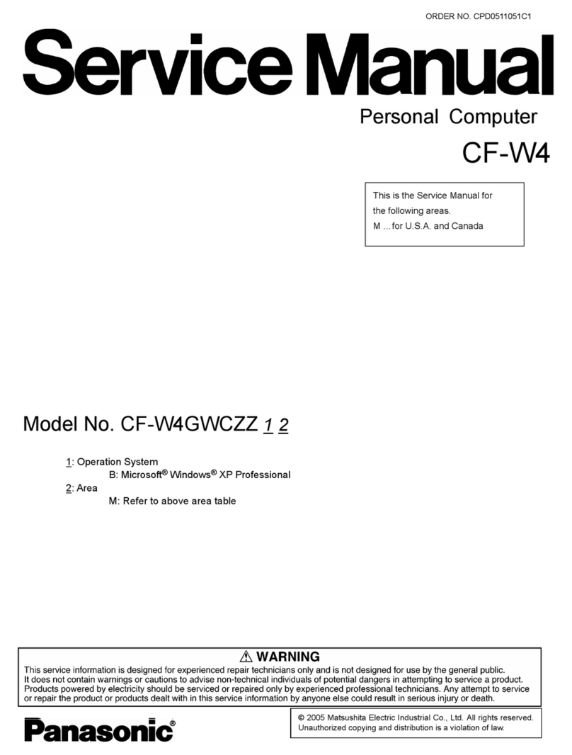 Panasonic CF-W4GWCZZ User manual Panasonic CF-W4GWCZZ User manual