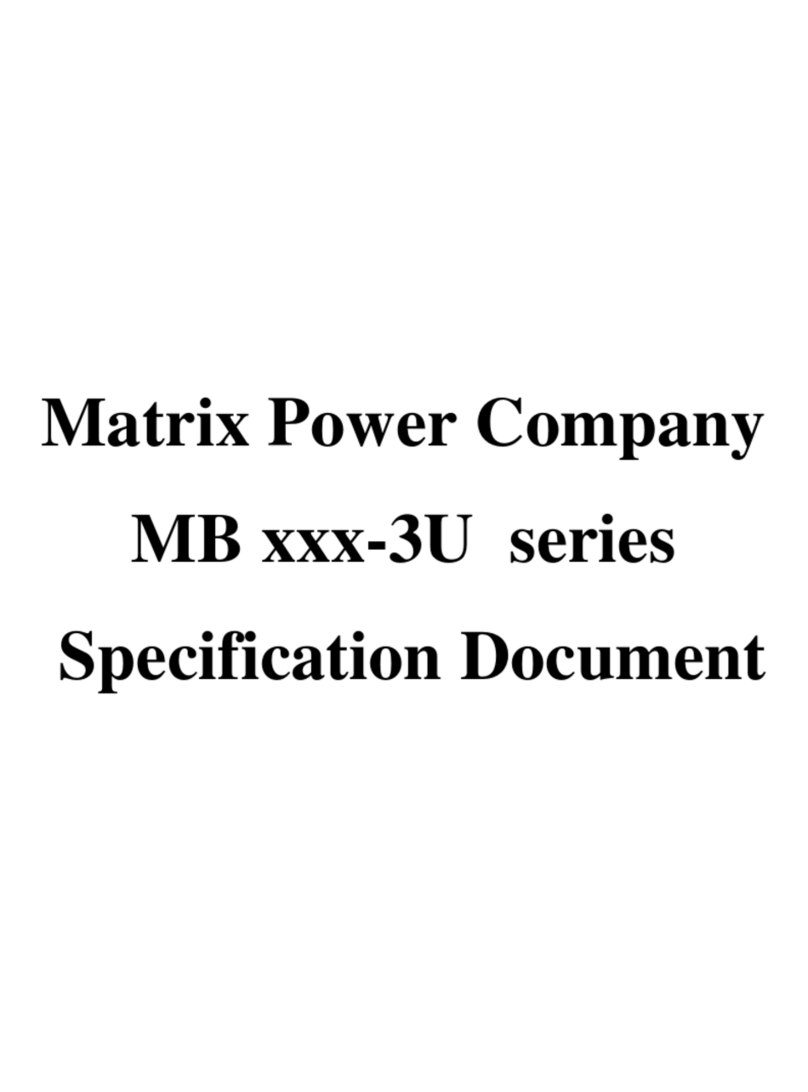 Matrix MB xxx-3U series User manual