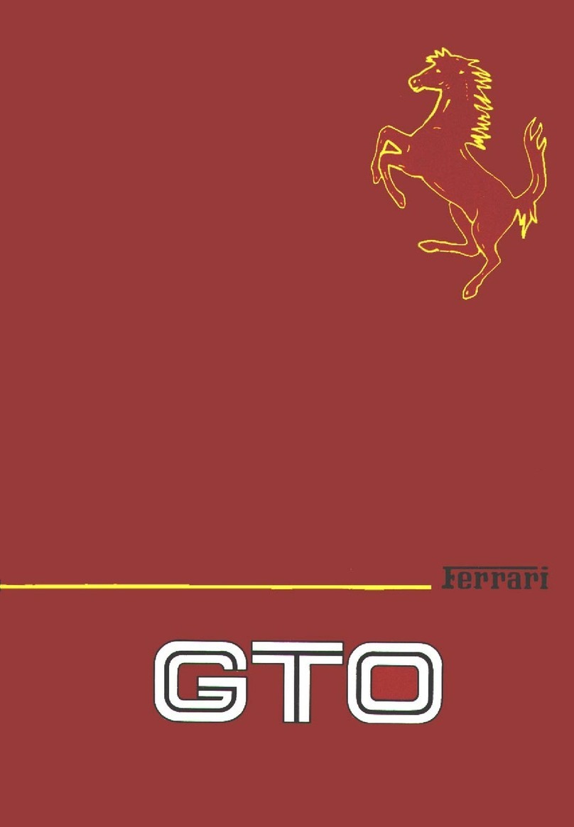 Ferrari GTO owner's manual