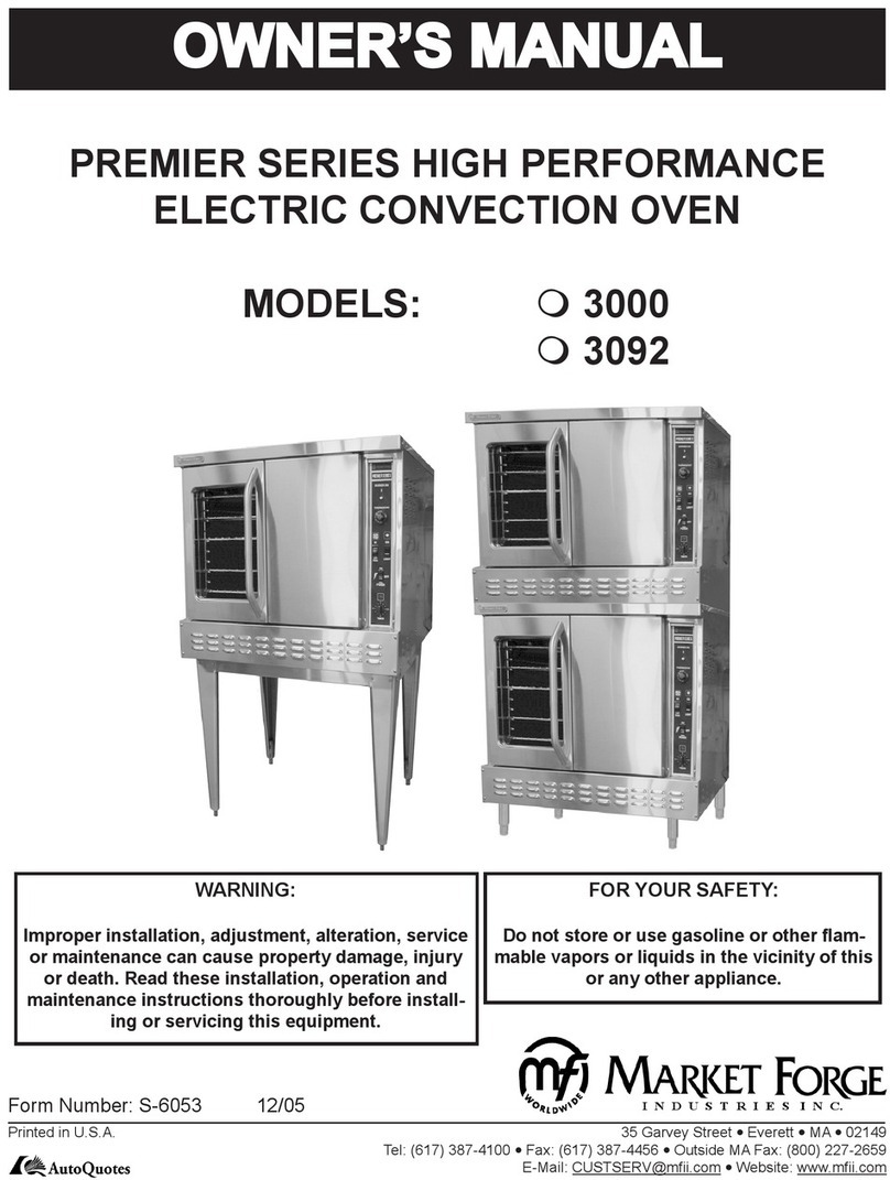 Market Forge Industries 3000 owner's manual Market Forge Industries 3000 owner's manual