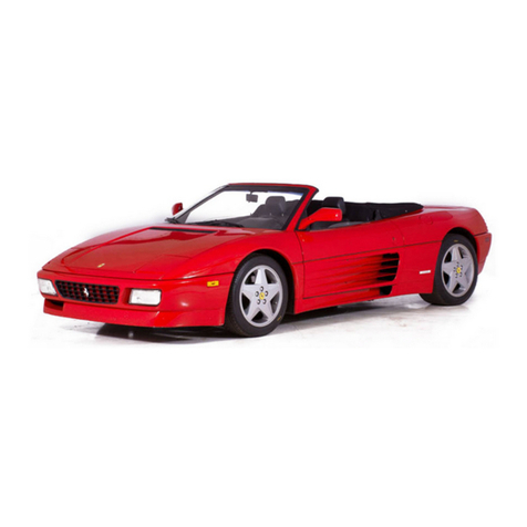 Ferrari 348 spider User manual