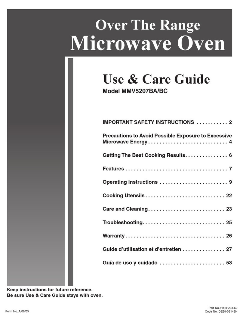 Maytag MMV5207BA User manual