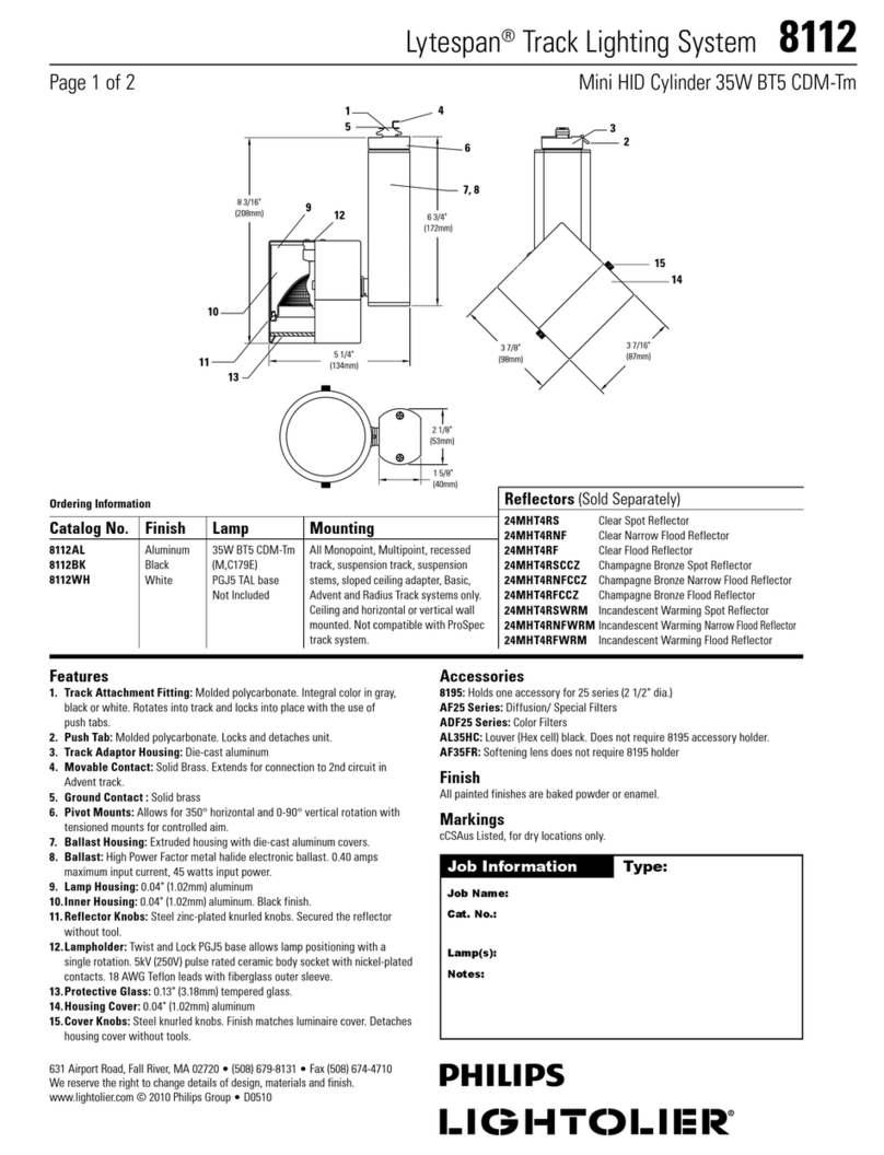 Philips Lytespan 8112 specification