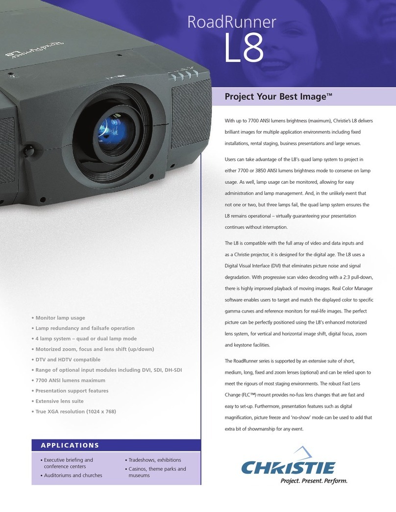 Christie RoadRunner L8 brochure