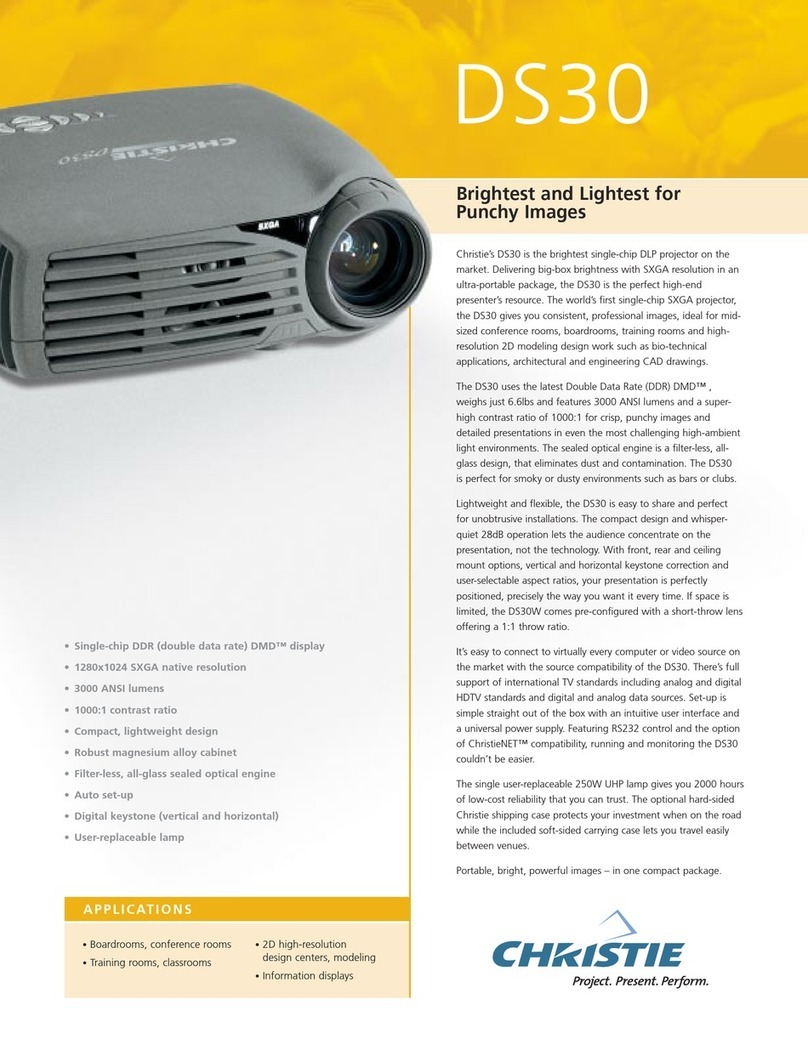 Christie DS30 brochure