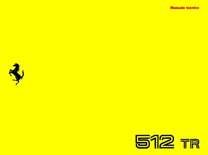 Ferrari F512 TR User manual