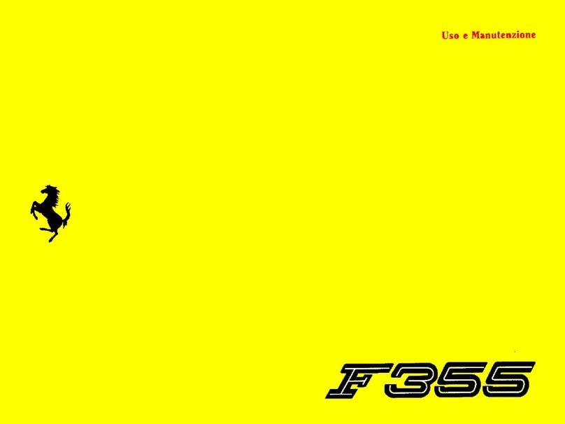 Ferrari F355 berlinetta User manual