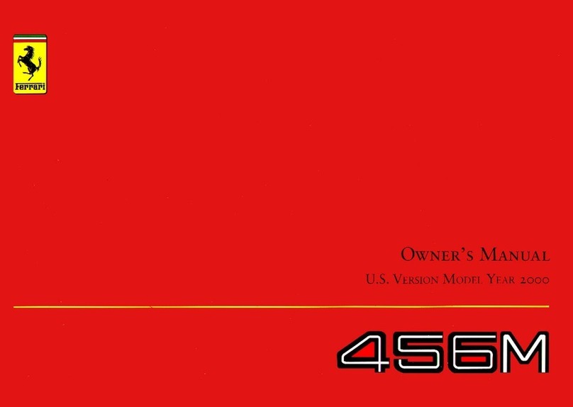 Ferrari 2000 456M GT owner's manual
