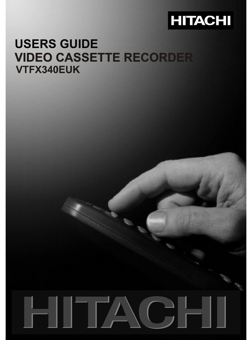 Hitachi VTFX340EUK User manual