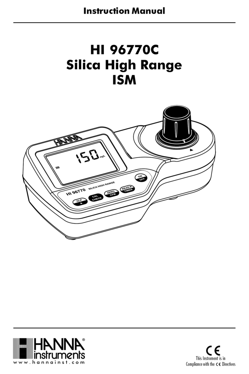 Hanna Instruments HI 96770C instruction manual