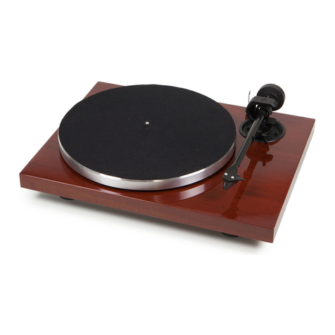 Pro-Ject Audio Systems 1 Xpression Classic User manual