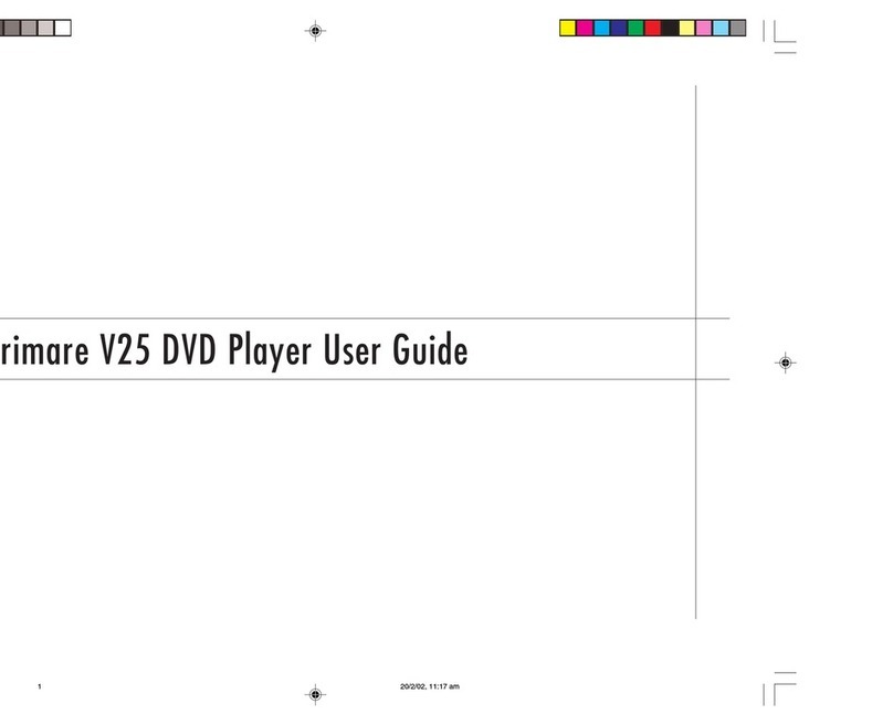 Primare V25 User manual