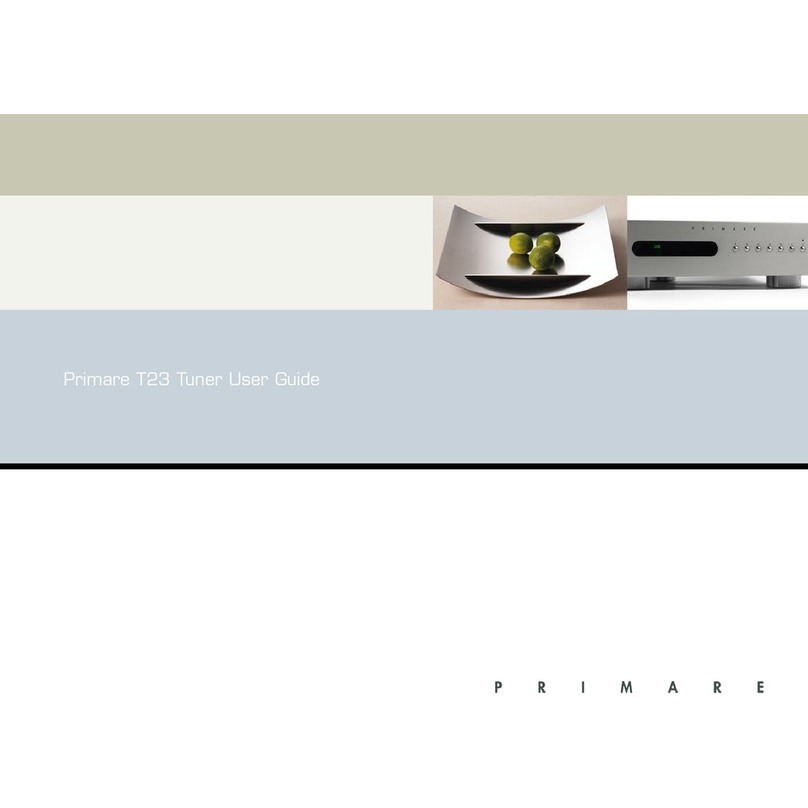 Primare T23 user guide