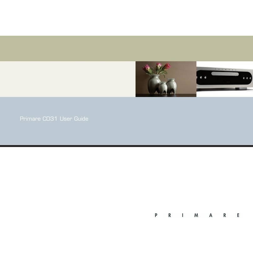 Primare CD31 user guide