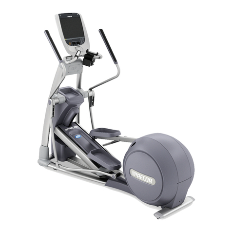 Precor EFX 835 Assembling and maintaining