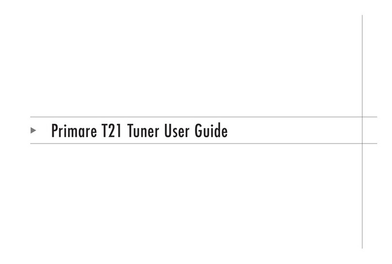 Primare T21 user guide