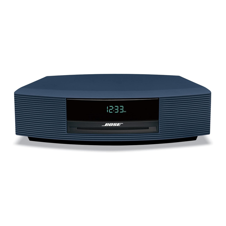 Bose Wave music system User manual
