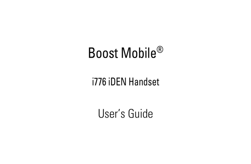 Boost i776 iDEN User manual