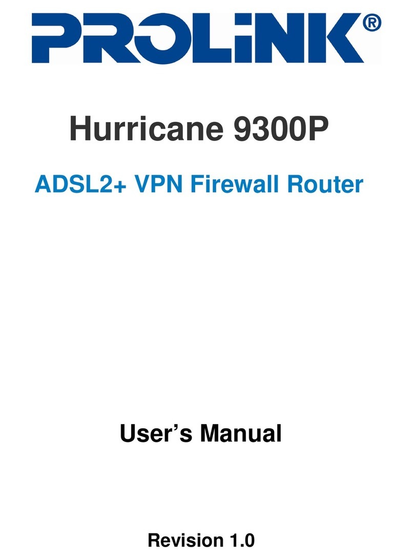 PROLiNK Hurricane 9300P user manual