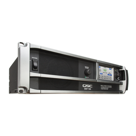 QSC DCP 100 User manual