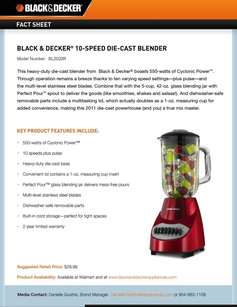 Black & Decker BL2020R User manual